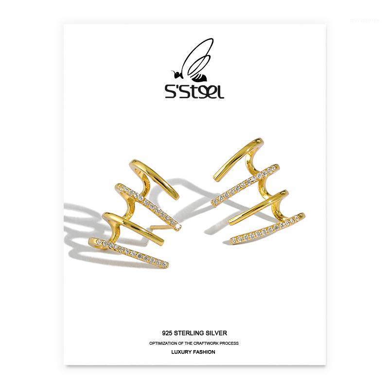 S'STEEL Irregular Earrings 925 Sterling Silver Stud Earring For Women Korean Zircon Luxury Earings Pendientes Plata Ley Jewelry1
S'STEEL Irregular Earrings 925 Sterling Silver Stud Earring For Women Korean Zircon Luxury Earings Pendientes Plata Ley Jewelry1