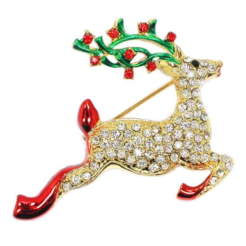 Pins, Brooches 12pcs/lot Wholesale Fashion Brooch Colorful Crystal Rhinestone Sika Deer Pin Jewelry Gift C102399
Pins, Brooches 12pcs/lot Wholesale Fashion Brooch Colorful Crystal Rhinestone Sika Deer Pin Jewelry Gift C102399