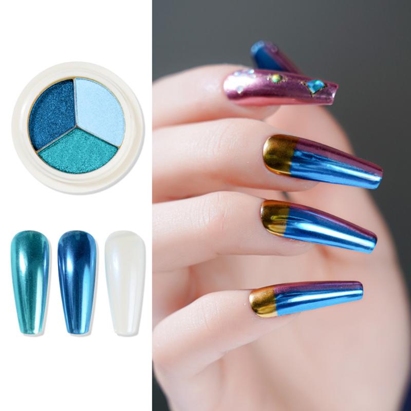1 Box Three Colors Laser Nail Glitter Solid Mirror Powder Chrome Pigment Rainbow Metallic Nails Art Powder Manicure Design
1 Box Three Colors Laser Nail Glitter Solid Mirror Powder Chrome Pigment Rainbow Metallic Nails Art Powder Manicure Design
