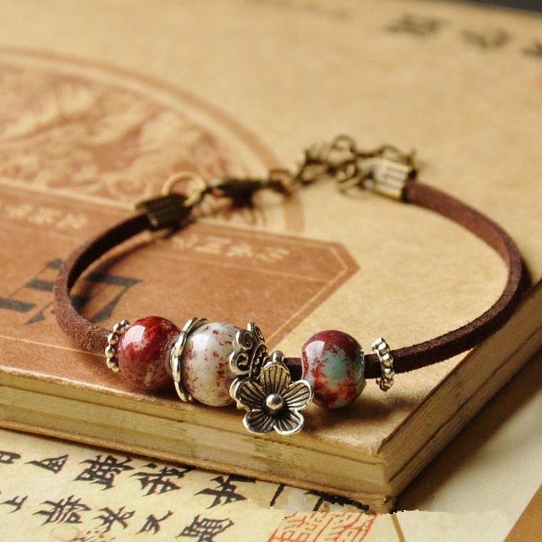 SEA MEW Fashion ethnic style ceramic bracelets adjustable handmade porcelain beads rope bracelets for women girl
SEA MEW Fashion ethnic style ceramic bracelets adjustable handmade porcelain beads rope bracelets for women girl
