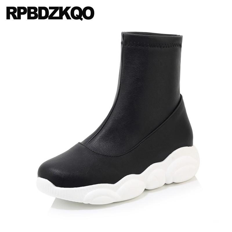 black women ankle boots 2020 round toe waterproof muffin 12 44 big size platform harajuku flatform plus 13 45 shoes european, Black flock
black women ankle boots 2020 round toe waterproof muffin 12 44 big size platform harajuku flatform plus 13 45 shoes european, Black flock