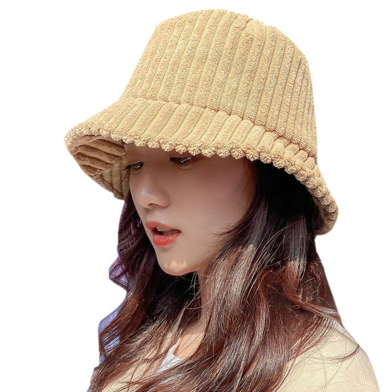 Womens Winter Velvet Vintage Bucket Hat Solid Color Chunky Ribbed Fisherman Cap 28GD, Cf
Womens Winter Velvet Vintage Bucket Hat Solid Color Chunky Ribbed Fisherman Cap 28GD, Cf