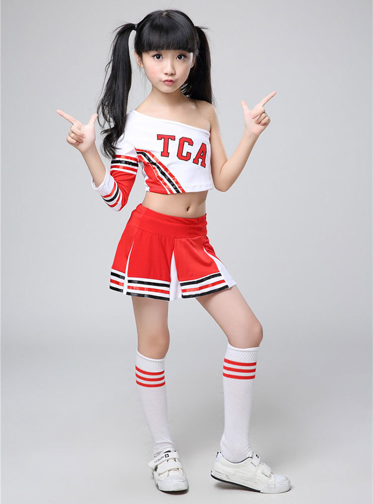 Children Competition Cheerleaders School Team Uniforms KidS Kid Performance Costume Sets Girls Class Suit Girl School Suits