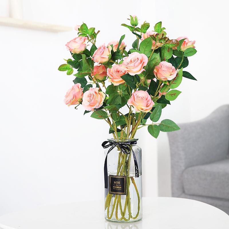 CHENCHENG 4 Heads 92CM Fresh Rose Artificial Flowers Real Touch Rose Flowers Home Wedding Party Decor Fake Bouquet, Red
CHENCHENG 4 Heads 92CM Fresh Rose Artificial Flowers Real Touch Rose Flowers Home Wedding Party Decor Fake Bouquet, Red