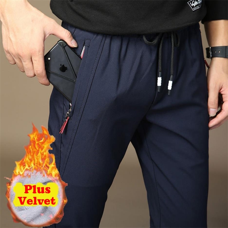 Men's Straight Pants Plus Velvet Streetwear Casual Pant Breathable Men Comfortable Anti-wrinkle Trousers Male Size 38 40 201126, Grey
Men's Straight Pants Plus Velvet Streetwear Casual Pant Breathable Men Comfortable Anti-wrinkle Trousers Male Size 38 40 201126, Grey