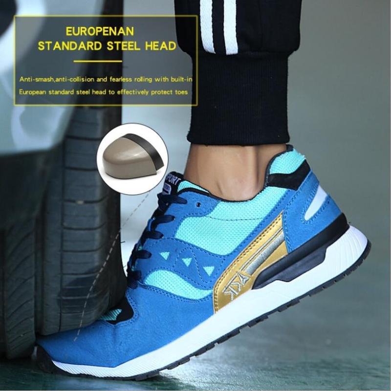 CS748 Women men Work Safety Shoes Steel Toe Cap Anti-smashing anti-piercing Sports Shoes Breathable Lightweight Unisex Sneaker, Gray
CS748 Women men Work Safety Shoes Steel Toe Cap Anti-smashing anti-piercing Sports Shoes Breathable Lightweight Unisex Sneaker, Gray