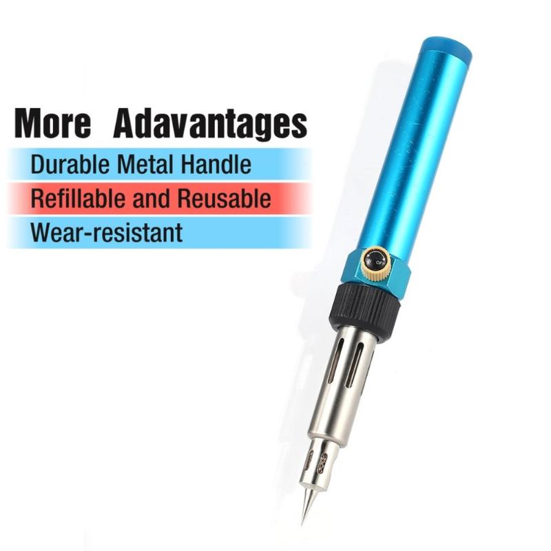 Mini Cordless Torch Soldering Iron HT-B01 Blow Torch Cordless Solder Iron Pen Shaped Gas Soldering Gun Welding Tool
Mini Cordless Torch Soldering Iron HT-B01 Blow Torch Cordless Solder Iron Pen Shaped Gas Soldering Gun Welding Tool