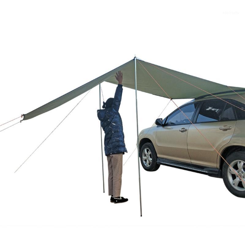 

300*200cm Portable Car Side Awning Rooftop Tent Sun Shelter Shade SUV Camping Canopy Outdoor Travel Hiking Tents Accessories Kit1