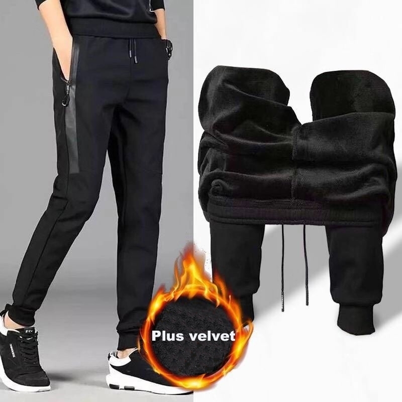 new Men Pants winter casual full length Plus velvet Men Elastic Straight Trousers Size M-5XL 201126, 3 line
new Men Pants winter casual full length Plus velvet Men Elastic Straight Trousers Size M-5XL 201126, 3 line