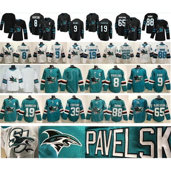 San Jose Sharks Hockey 65 Erik Karlsson 8 Joe Pavelski 9 Evander Kane 19 Joe Thornton 42 Joel Ward 88 Brent Burns Jersey, Black
San Jose Sharks Hockey 65 Erik Karlsson 8 Joe Pavelski 9 Evander Kane 19 Joe Thornton 42 Joel Ward 88 Brent Burns Jersey, Black