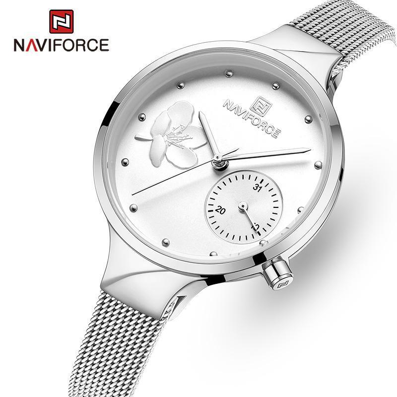 Top NAVIFORCE Watch Women Watches Ladies Creative Steel Bracelet Watches Girl Clock Relogio Feminino Montre Femme1, Silver white
Top NAVIFORCE Watch Women Watches Ladies Creative Steel Bracelet Watches Girl Clock Relogio Feminino Montre Femme1, Silver white