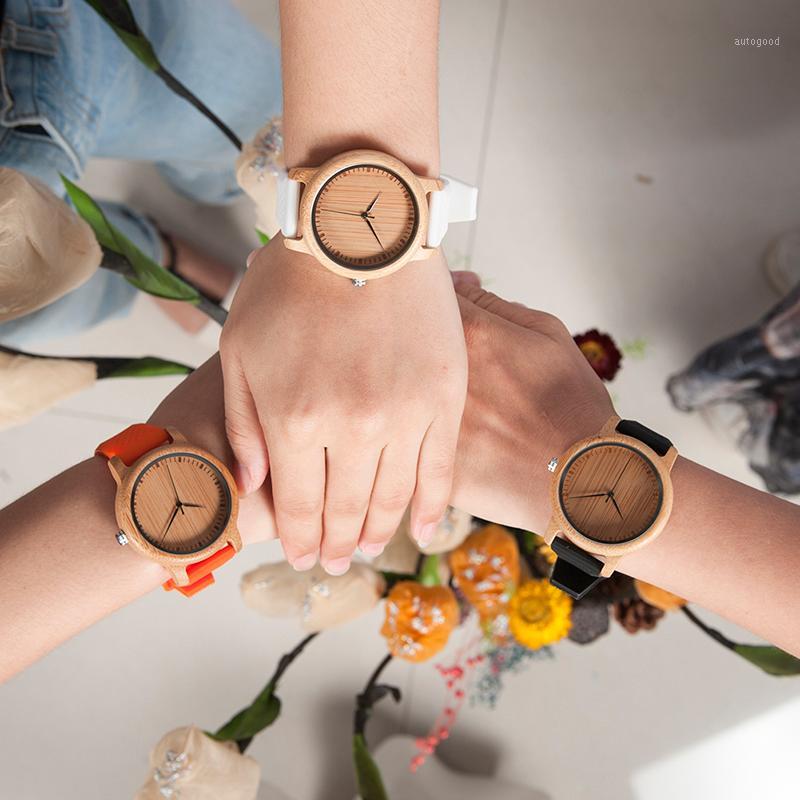 Wristwatches BOBO BIRD Women Watch Bamboo Wood Timepieces Silicone Straps Marca De Lujo Great Wrist For Girls Accept Logo1, Ab05
Wristwatches BOBO BIRD Women Watch Bamboo Wood Timepieces Silicone Straps Marca De Lujo Great Wrist For Girls Accept Logo1, Ab05