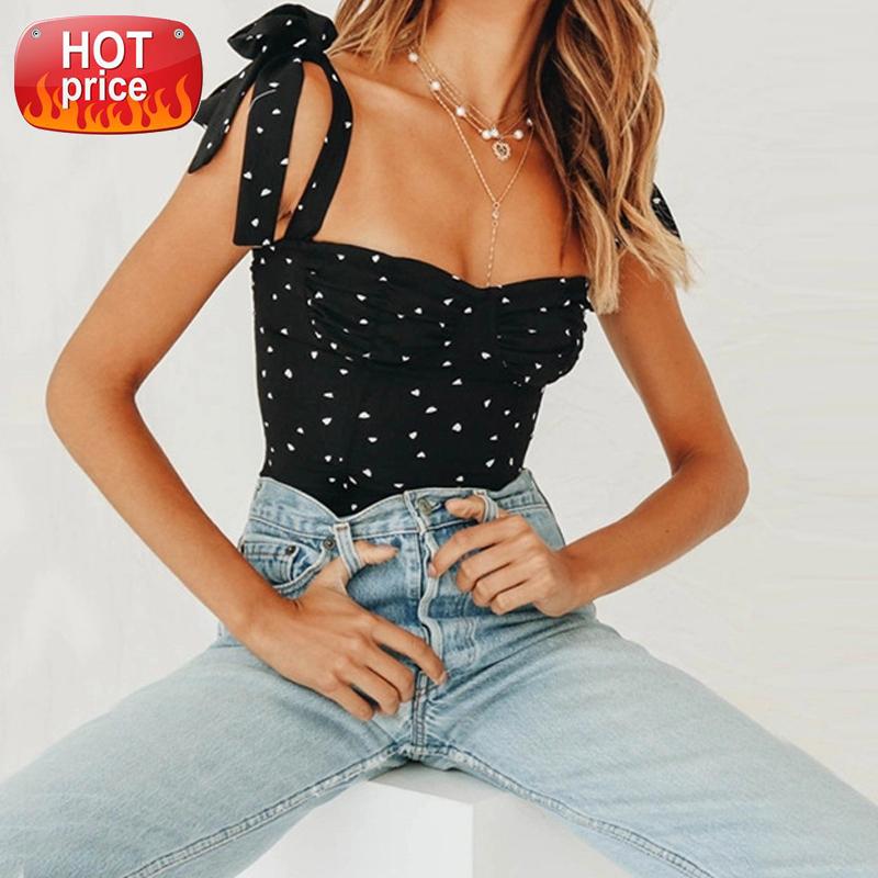 NORMOV Party Women Camis Sexy With Bow Print Polka Dot Black Bar Tank Tops Female Sleeveless Backless Blouses Sweet T-Shirts #Cm3M, White
NORMOV Party Women Camis Sexy With Bow Print Polka Dot Black Bar Tank Tops Female Sleeveless Backless Blouses Sweet T-Shirts #Cm3M, White