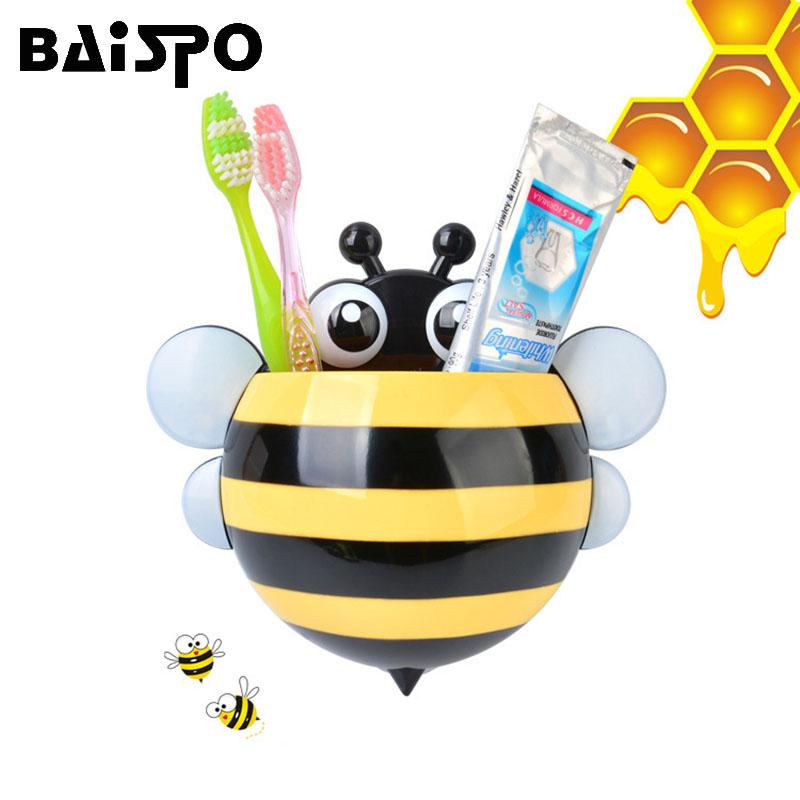 BAISPO Bathroom Wall Paste Mounted Toothbrush holder Toothpaste holder Bathroom accessories set organizer case Toothbrush box
BAISPO Bathroom Wall Paste Mounted Toothbrush holder Toothpaste holder Bathroom accessories set organizer case Toothbrush box