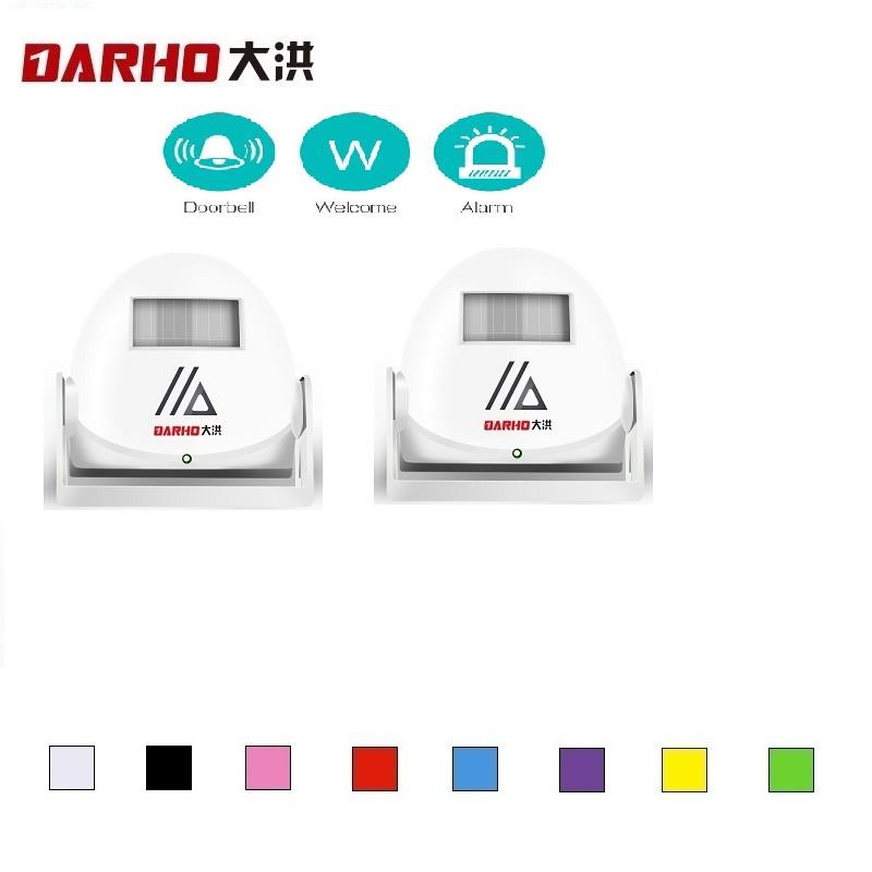 Darho Wireless Visitor Customer Ding-dong Door Chime Shop Store Entry Alert Entrance Alarm Greeting Warning Doorbell 2pcs
Darho Wireless Visitor Customer Ding-dong Door Chime Shop Store Entry Alert Entrance Alarm Greeting Warning Doorbell 2pcs