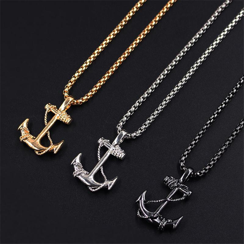 New Vintage Anchor Pendant Women's Personalized Gold Silver Black Hook Necklace Jewelry Gift
New Vintage Anchor Pendant Women's Personalized Gold Silver Black Hook Necklace Jewelry Gift