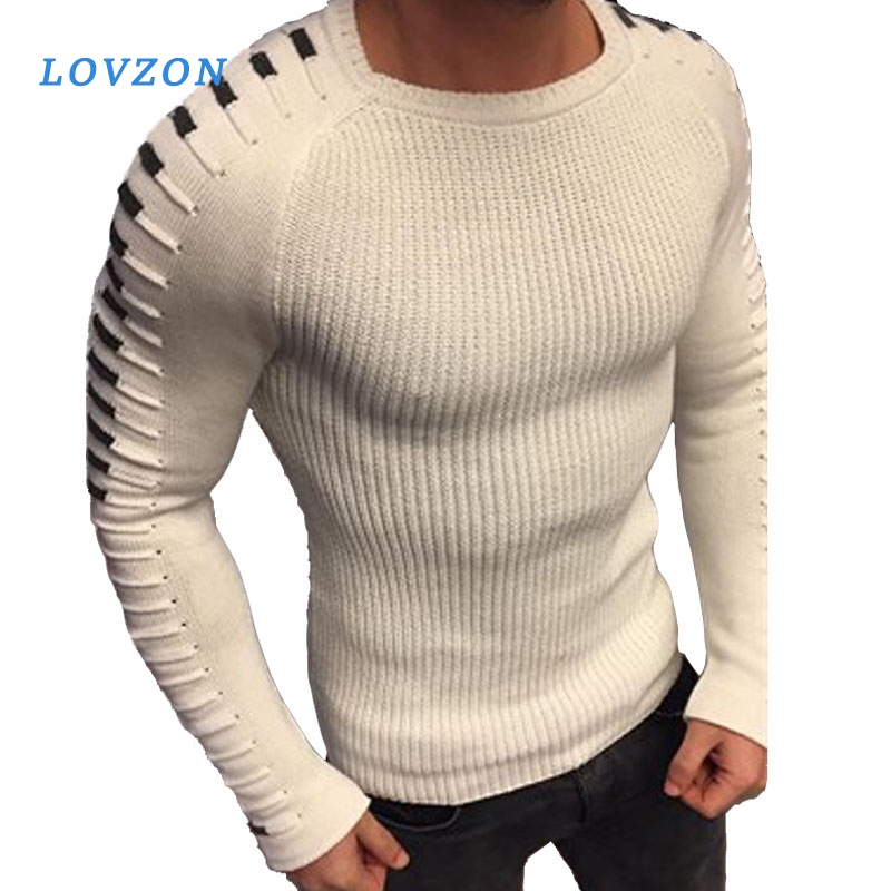 Autumn Winter Sweater Men New Arrival Casual Pullover Men Long Sleeve O-Neck Patchwork Knitted Solid Men Sweaters, Beige
Autumn Winter Sweater Men New Arrival Casual Pullover Men Long Sleeve O-Neck Patchwork Knitted Solid Men Sweaters, Beige