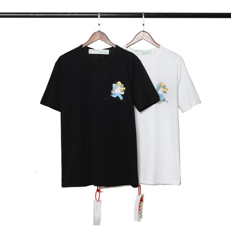 19ss Street ow cartoon Simpson alphabet print European large round neck short sleeve couple T-shirt, Gray;blue
19ss Street ow cartoon Simpson alphabet print European large round neck short sleeve couple T-shirt, Gray;blue