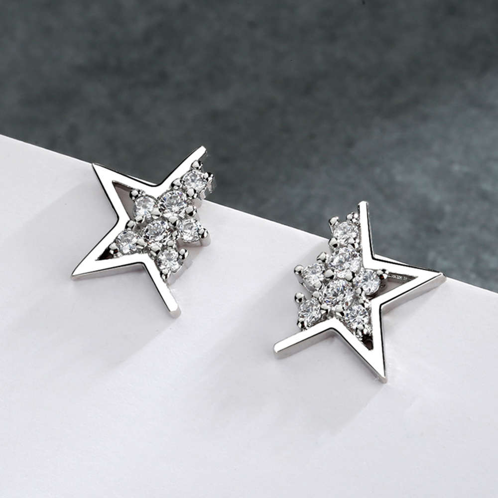 Trendy Korean Earrings for Girlfriend Student Party Birthday Jewelry Gifts 925 Silver CZ Zircon Star Small Stud Earring Bijoux, Golden
Trendy Korean Earrings for Girlfriend Student Party Birthday Jewelry Gifts 925 Silver CZ Zircon Star Small Stud Earring Bijoux, Golden