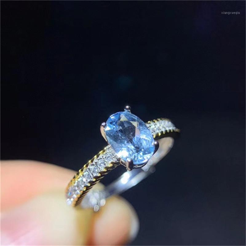 Cluster Rings Silver 925 Jewelry Ring Aquamarine Trendy Party Sterling Woman Wedding Gift, Golden;silver
Cluster Rings Silver 925 Jewelry Ring Aquamarine Trendy Party Sterling Woman Wedding Gift, Golden;silver