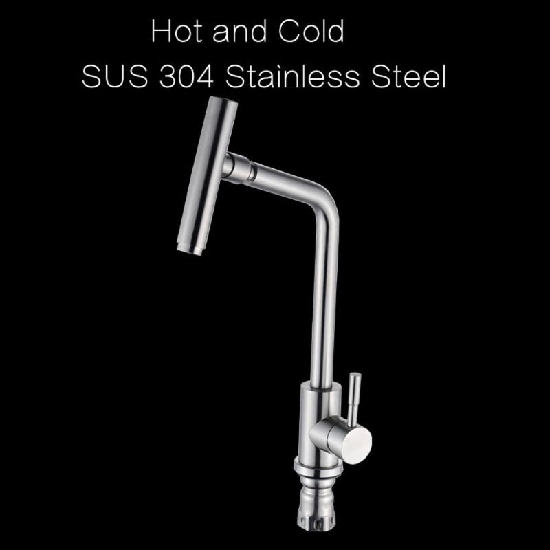 304 Stainless Steel Single Handle Single Hole Kitchen Faucet Mixers Sink Tap Kitchen Faucet Modern Hot and Cold Water NVT-8911
304 Stainless Steel Single Handle Single Hole Kitchen Faucet Mixers Sink Tap Kitchen Faucet Modern Hot and Cold Water NVT-8911