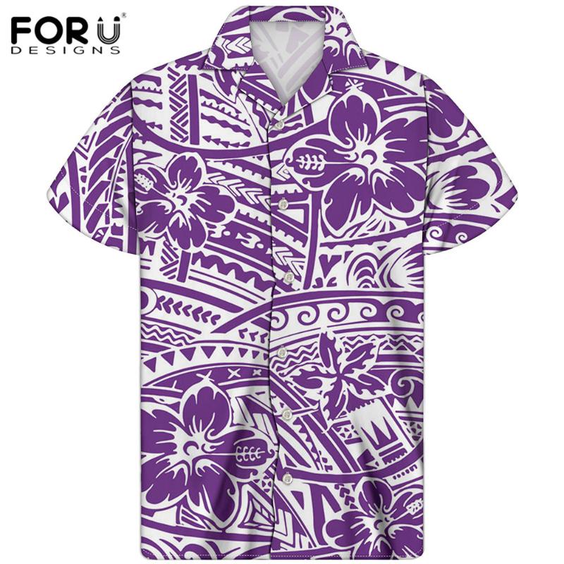 FORUDESIGNS Men's Polynesian Flowers Pattern Summer Beach Blusas Male Tops Masculina Camisa Slim Fit Tun-down Collar Shirts, Ysf0481z77-1
FORUDESIGNS Men's Polynesian Flowers Pattern Summer Beach Blusas Male Tops Masculina Camisa Slim Fit Tun-down Collar Shirts, Ysf0481z77-1