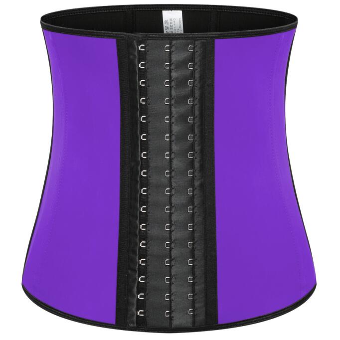 Body Sculpting Slimming Belt Latex Waist Trainer Corset 3 Layers With 9 Steel Bones Tummy Shapewear DHL Free, Purple color
Body Sculpting Slimming Belt Latex Waist Trainer Corset 3 Layers With 9 Steel Bones Tummy Shapewear DHL Free, Purple color