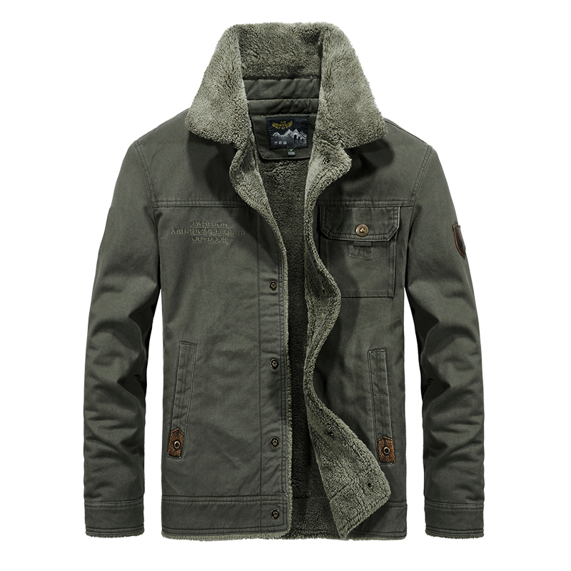 2021 Tang New Masculine Winter Men's Jacket Casual Wool Outerwear Thick Jackets Q3KG, Khaki.
2021 Tang New Masculine Winter Men's Jacket Casual Wool Outerwear Thick Jackets Q3KG, Khaki.