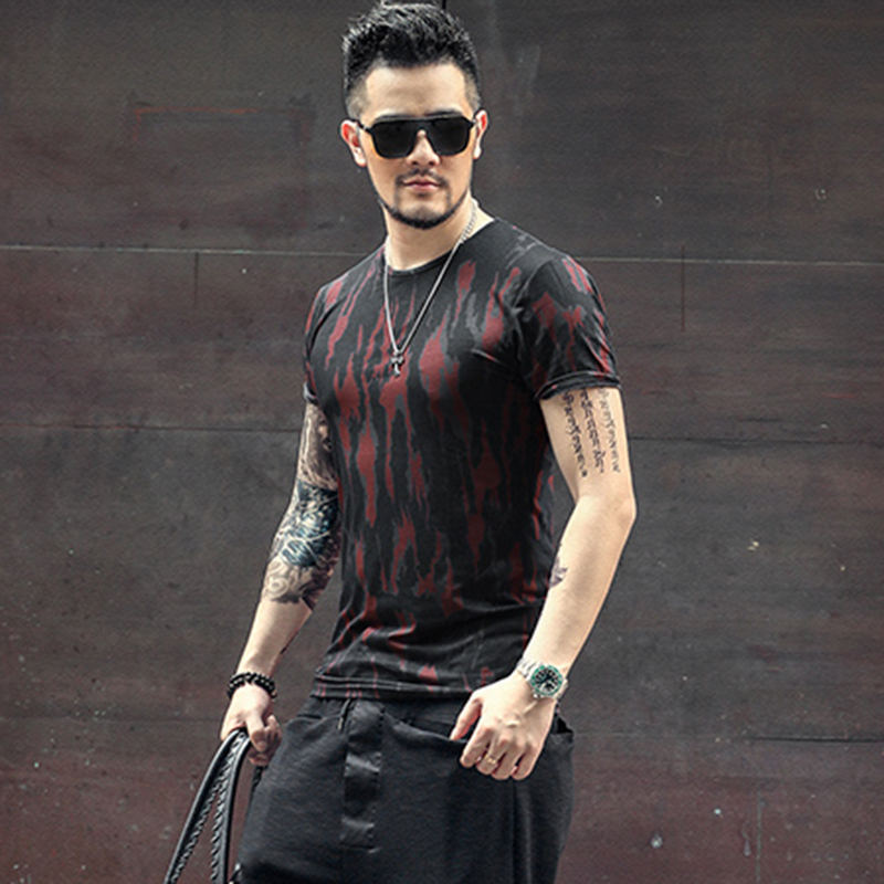 2021 The New Summer New the Grey Neck T-shirt Slender Camouflage Skin Metrosexual Men's Short Male Fashion Cotton Casualties T512 L49a, Picture color
2021 The New Summer New the Grey Neck T-shirt Slender Camouflage Skin Metrosexual Men's Short Male Fashion Cotton Casualties T512 L49a, Picture color