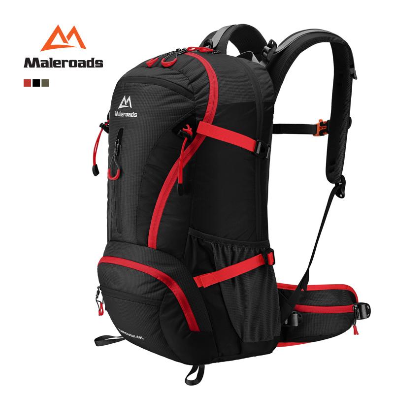 Maleroads Outdoor backpack camping hiking travel double-shoulder backpack mountaineering bag for climb tactical 40L, Black 40l
Maleroads Outdoor backpack camping hiking travel double-shoulder backpack mountaineering bag for climb tactical 40L, Black 40l