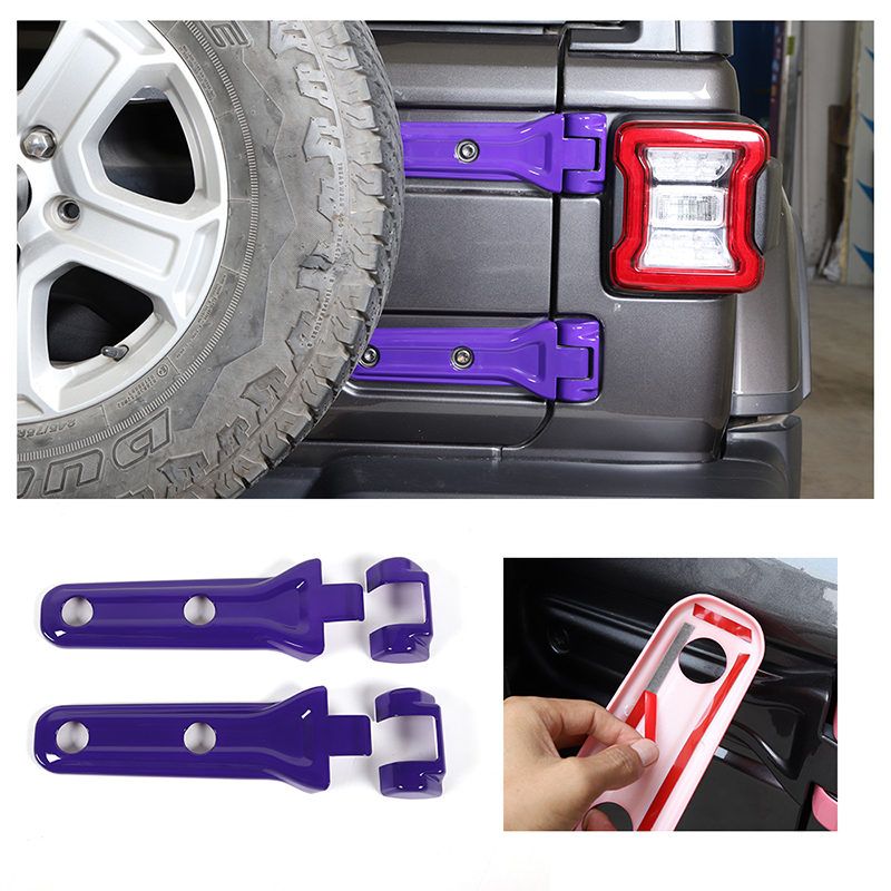 ABS Tailgate Door Spare Tire Hinge Cover Trims Decoraion For Jeep Wrangler JL 2018 UP Purple
ABS Tailgate Door Spare Tire Hinge Cover Trims Decoraion For Jeep Wrangler JL 2018 UP Purple