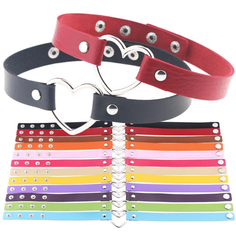 Sexy Trendy Vintage Charm Round Gothic Collar Necklaces Jewelry Gift Gothic Leather Heart Harajuku Women Punk Choker Necklace
Sexy Trendy Vintage Charm Round Gothic Collar Necklaces Jewelry Gift Gothic Leather Heart Harajuku Women Punk Choker Necklace