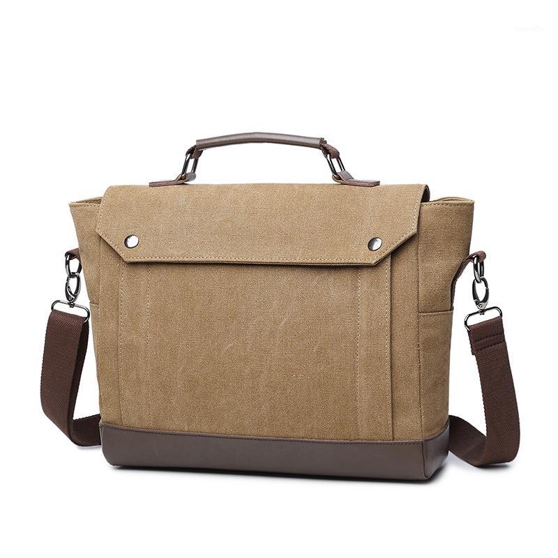 Vintage Canvas Men Briefcase Bag Large Capacity Laptop Bag Shoulder Office Handbag Business1, Color2
Vintage Canvas Men Briefcase Bag Large Capacity Laptop Bag Shoulder Office Handbag Business1, Color2