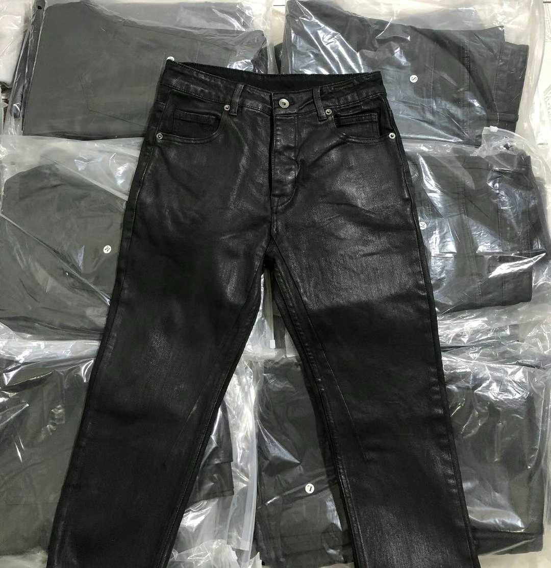 Men's Jeans Rick ro Owens Chaogao street youth leisure coating waxy slim legged jeans men, Black waxed
Men's Jeans Rick ro Owens Chaogao street youth leisure coating waxy slim legged jeans men, Black waxed