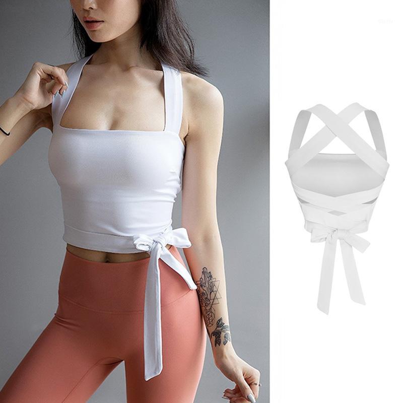 Fashion Woman Yoga Vest Internal Chest Pad Cross Straps on Back Yoga Tank Top Summer Tight Crop top Shirts1, Black
Fashion Woman Yoga Vest Internal Chest Pad Cross Straps on Back Yoga Tank Top Summer Tight Crop top Shirts1, Black