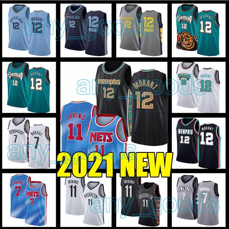 Memphis Grizzlies Brooklyn Nets Kevin 7 Durant Kyrie Ja 12 Morant 11 Irving Basketball Jerseys 2021 New season, Black;red
Memphis Grizzlies Brooklyn Nets Kevin 7 Durant Kyrie Ja 12 Morant 11 Irving Basketball Jerseys 2021 New season, Black;red