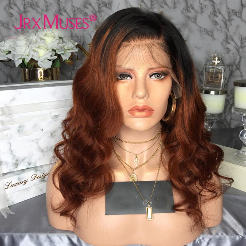 Reddish Brown Lace Front Human Hair Wigs Copper Red Body Wave Ombre With Dark Roots T Part Wig PrePlucked For Black Women, T1b 30
Reddish Brown Lace Front Human Hair Wigs Copper Red Body Wave Ombre With Dark Roots T Part Wig PrePlucked For Black Women, T1b 30