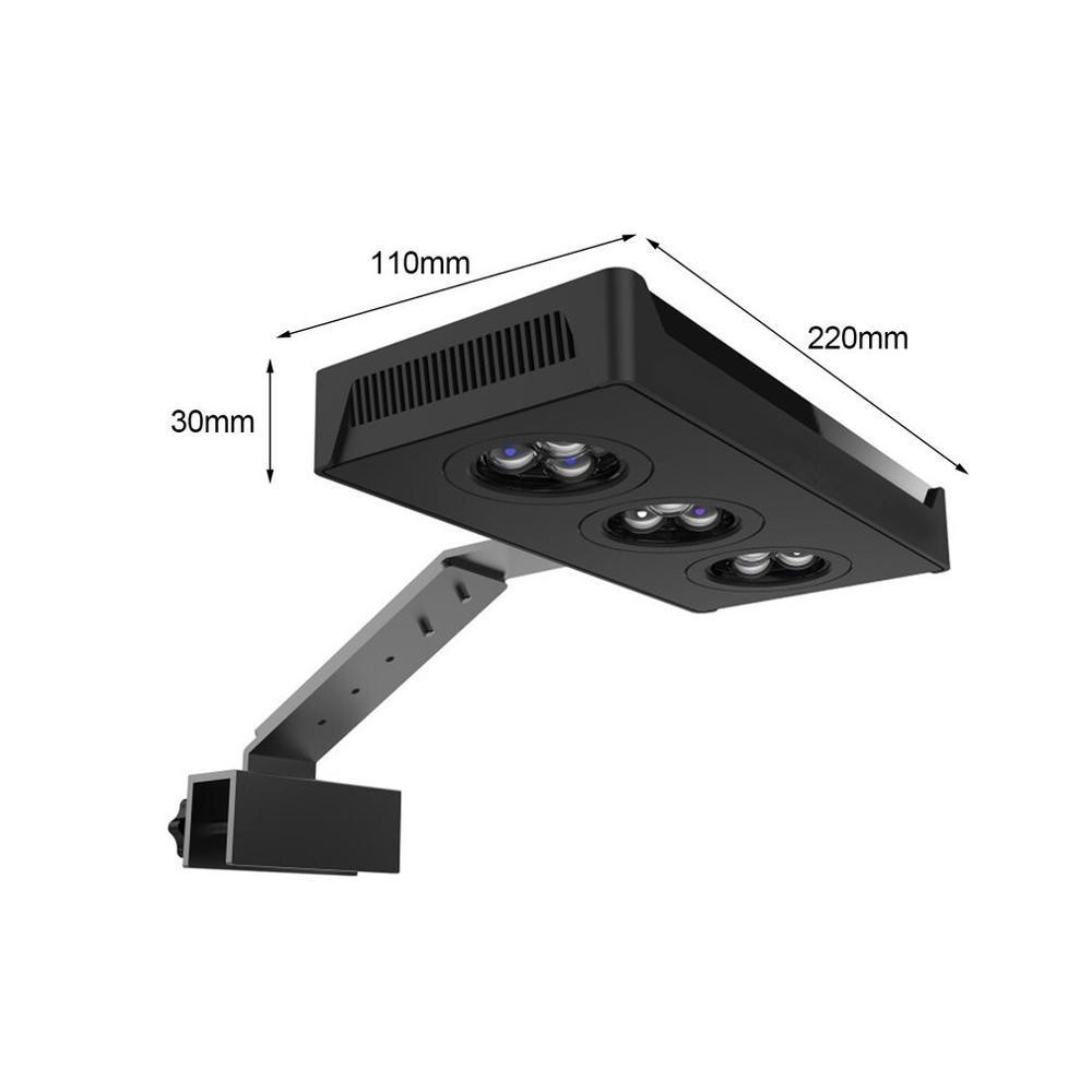30W Indoor Aquarium LED Light Saltwater Lighting with Touch Control for Coral Reef Fish Tank EU Plug Y200922