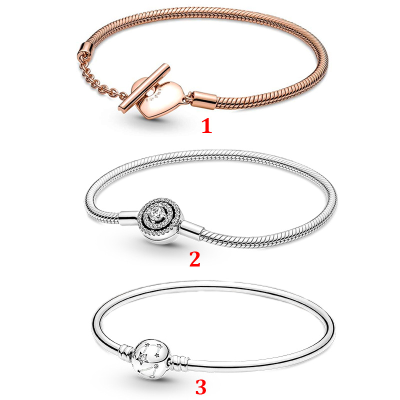 Genuine S925 Sterling Silver Fit Pandora new T-shaped buckle new snake bone bracelet DIY Bead Love Heart Blue Crysta Charm For Bracelet DIY, Black
Genuine S925 Sterling Silver Fit Pandora new T-shaped buckle new snake bone bracelet DIY Bead Love Heart Blue Crysta Charm For Bracelet DIY, Black