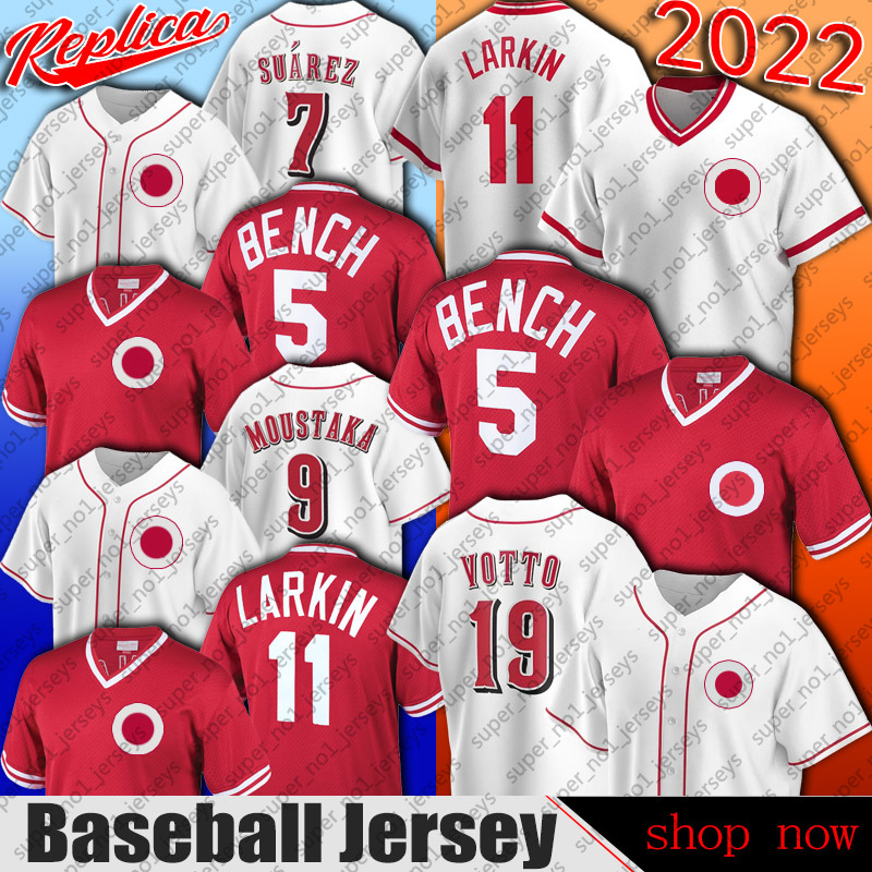 19 Joey Votto 5 Johnny Bench Jersey Baseball Kyle Farmer Mike Pham Moustakas Hunter Strickland Jerseys Tyler Naquin Brandon Drury Senzel Jonathan India, Man custom jersey (hr)
19 Joey Votto 5 Johnny Bench Jersey Baseball Kyle Farmer Mike Pham Moustakas Hunter Strickland Jerseys Tyler Naquin Brandon Drury Senzel Jonathan India, Man custom jersey (hr)