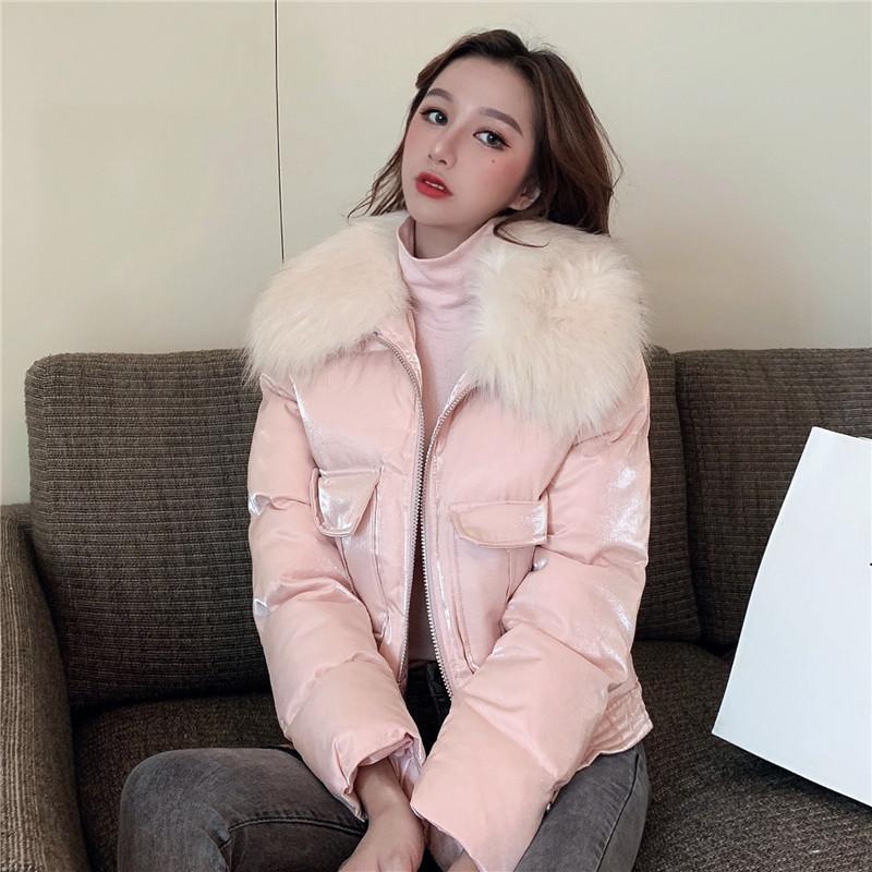 New Women Winter Short Bubble Coat Parka Feather Fur Collar Padded Thickened Bread Coat Streetwear Loose Casual Short Jackets, Black
New Women Winter Short Bubble Coat Parka Feather Fur Collar Padded Thickened Bread Coat Streetwear Loose Casual Short Jackets, Black