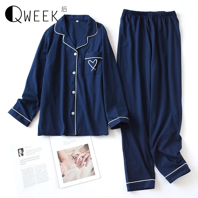 Winter Pajamas for Women Long Sleeve Print Pyjama Set Korean Long Sleeve Sleepwear Plus Size Women Pj Set Thin Pijamas Mujer 201113