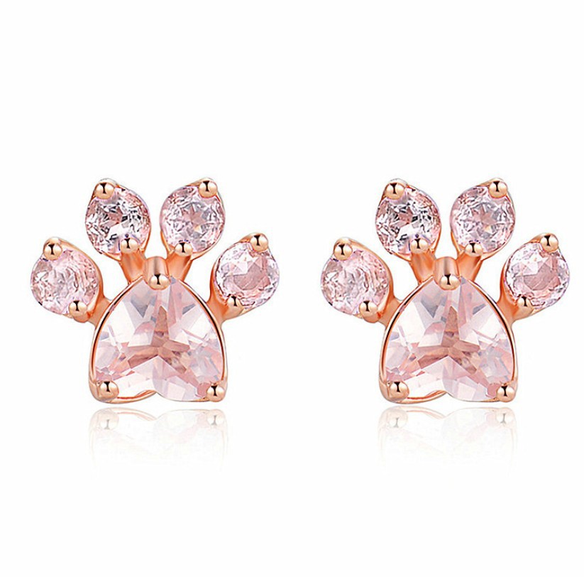 Hot Trendy Cute Cat Paw Earrings For Women Fashiong Rose Gold Earring Pink Claw Print Bear And Dog Paw Stud Earrings
Hot Trendy Cute Cat Paw Earrings For Women Fashiong Rose Gold Earring Pink Claw Print Bear And Dog Paw Stud Earrings