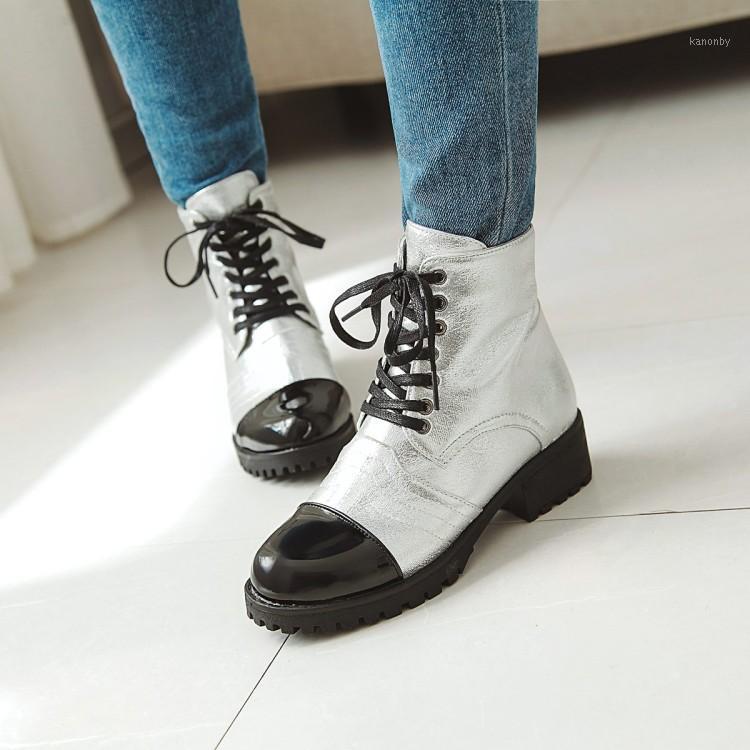 Big Size 9 10 11 12 boots women shoes ankle boots for women ladies Patchwork lacing with contrasting colors1, Gold
Big Size 9 10 11 12 boots women shoes ankle boots for women ladies Patchwork lacing with contrasting colors1, Gold