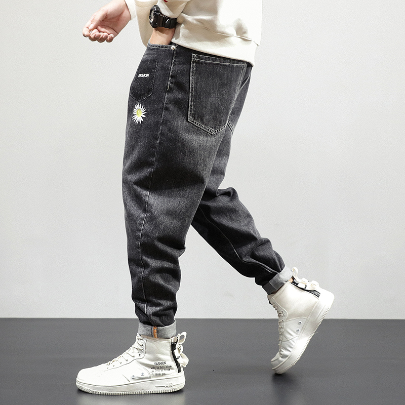 2021 New Autumn Newly Fashion Men Jeans Loose Fit Plus Size 28-42 Embroidery Harem Pants Japanese Designer Wide Leg Trousers Esew, Blue
2021 New Autumn Newly Fashion Men Jeans Loose Fit Plus Size 28-42 Embroidery Harem Pants Japanese Designer Wide Leg Trousers Esew, Blue