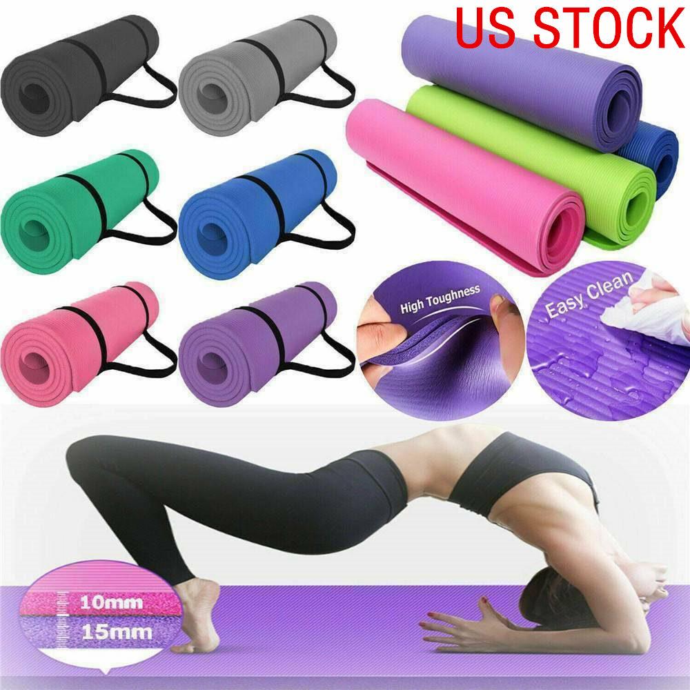US STOCK 183*61*1cm Thickess Non-Slip Yoga Mat Sport Pad Gym Soft Pilates Mats Foldable Pads for Body Building Training Exercises FY6019
US STOCK 183*61*1cm Thickess Non-Slip Yoga Mat Sport Pad Gym Soft Pilates Mats Foldable Pads for Body Building Training Exercises FY6019