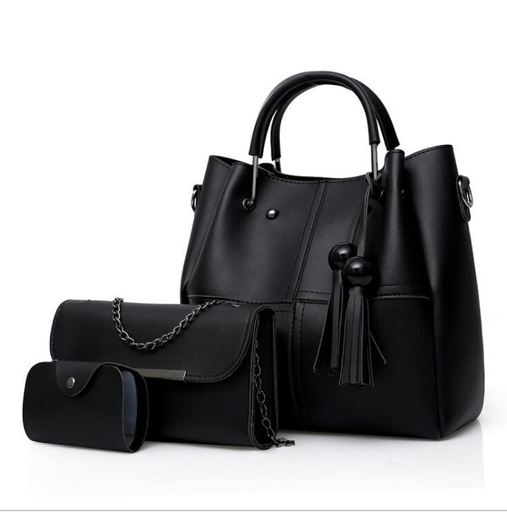 HBP 2021 style big bag European and American trend PU leather ladies handbag three-piece simple single shoulder brown blue pink
HBP 2021 style big bag European and American trend PU leather ladies handbag three-piece simple single shoulder brown blue pink