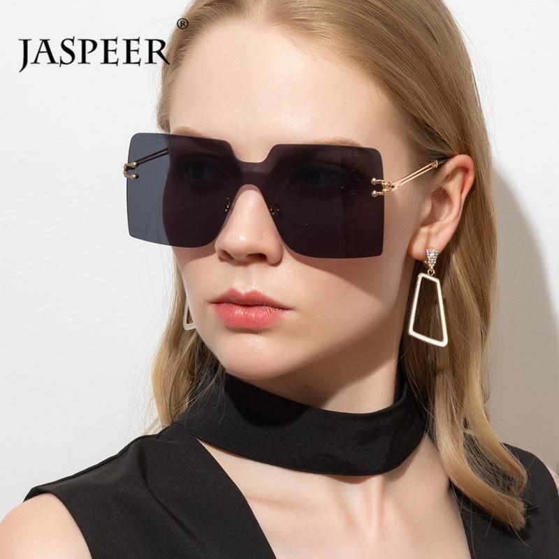 JASPEER Oversized Rimless Sunglasses Women Designer Ladies Punk One Piece UV400 Sunglasses Men Retro Shades Eyewear1
JASPEER Oversized Rimless Sunglasses Women Designer Ladies Punk One Piece UV400 Sunglasses Men Retro Shades Eyewear1