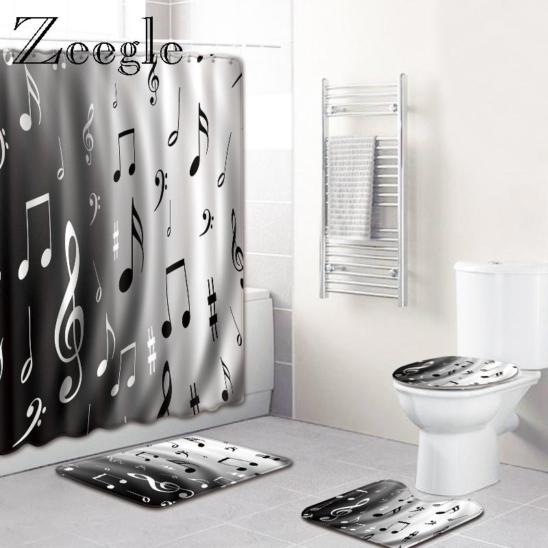 Musical Note Printed Bath Mat and Shower Curtain Set Home Decor Tolilet Carpet Bath Floor Mat Anti Slip Waterproof Foot Rug Set
Musical Note Printed Bath Mat and Shower Curtain Set Home Decor Tolilet Carpet Bath Floor Mat Anti Slip Waterproof Foot Rug Set