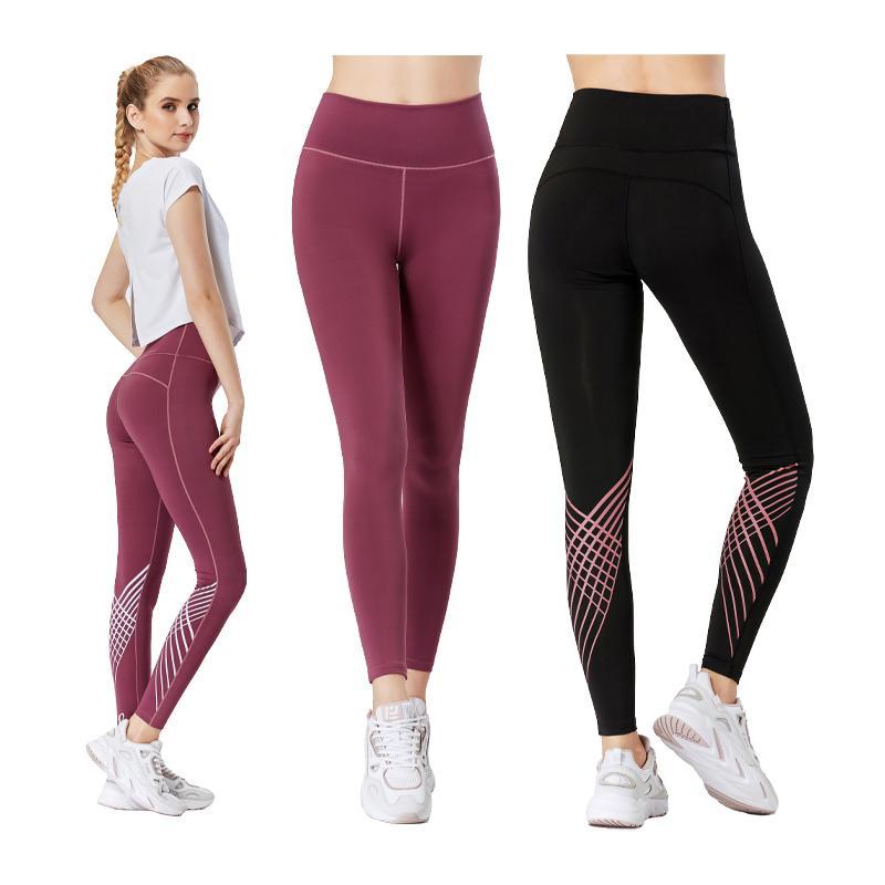 Leggings Sport Stretch Yoga Pants High Waist Striped Fitness Push Up Jogging Female Running Gym Trousers, Black 
Leggings Sport Stretch Yoga Pants High Waist Striped Fitness Push Up Jogging Female Running Gym Trousers, Black